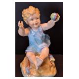 K -Vintage Royal Doulton Bone China Bedtime Figurine HN 1978, Vintage Royal Worcester Sunday