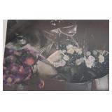 LR - Framed Floral Print - Bouquet in a Vase