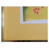 UL - Ruth Zarfati Print - Framed Colorful Garden Scene