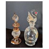 K - Four Vintage Perfume Bottle including a Murano F. & M. Ballarin Perfume Bottle