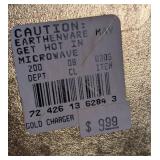 ML - Set of 12 Italian Gold Charger Plates - 13.5 in Diameter