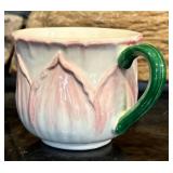 FR - Vintage Taste Cellar Sigma Floral Teapot Set with 6 Mugs, 4 Saucers, 4 Plates, and Creamer