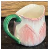 FR - Vintage Taste Cellar Sigma Floral Teapot Set with 6 Mugs, 4 Saucers, 4 Plates, and Creamer