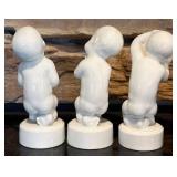 FR - Set of 3 Bing & Grondahl Porcelain Figurines Denmark #2206 #2207 #2208