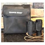 FR - Sharper Image 7x50 Outdoor UV Binoculars and Vintage Sports Illustrated 4x30 Binoculars Set