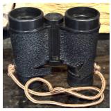 FR - Sharper Image 7x50 Outdoor UV Binoculars and Vintage Sports Illustrated 4x30 Binoculars Set