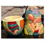 FR  - Set of 4 Winnie the Pooh Russian Nesting Dolls