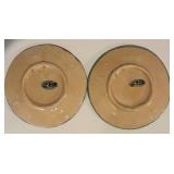 FR - Set of 6 Cruz Family Spanish Hand Painted 6-Inch Pottery Plates