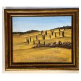 FR - Sirarpy Torossian Signed Landscape Painting Framed Canvas