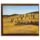 FR - Sirarpy Torossian Signed Landscape Painting Framed Canvas