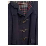LR - Gloverall Original English Duffle Coat with Hood Size 44