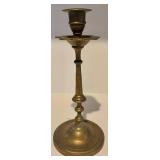 FR - Collection of 3 Pairs and 1 Brass Candlestick, Includes Israeli Piece