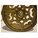 FR - Collection of 3 Pairs and 1 Brass Candlestick, Includes Israeli Piece