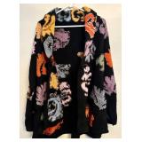 FR - Roberta Frost Hand Knitted Wool Cardigan OS Abstract Pattern