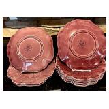 K - Vintage Lotus by Metlox Poppytrail Set: 13 Dinner Plates, 12 Bowls, 9 Mugs