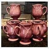 K - Vintage Lotus by Metlox Poppytrail Set: 13 Dinner Plates, 12 Bowls, 9 Mugs