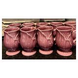 K - Vintage Lotus by Metlox Poppytrail Set: 13 Dinner Plates, 12 Bowls, 9 Mugs