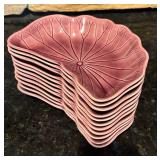 SR - Vintage 16-Piece Lotus Pattern Ceramic Kitchenware Set with Serving Bowls and Dishes