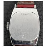 Vintage Ingersoll Mickey Mouse Watch - Vintage, Red Leather Band