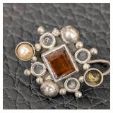 Sterling Silver Earrings Lot - 2 Marked Sterling