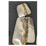 Sterling Silver Earrings Lot - 2 Marked Sterling