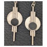 Sterling Silver Earrings Lot - 2 Marked Sterling