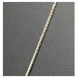 Vintage Sterling Silver Aztec PendantNecklace - 16 in Chain