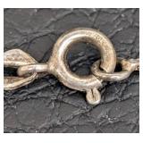 Vintage Sterling Silver Aztec PendantNecklace - 16 in Chain