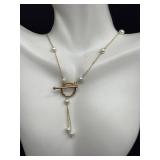 Pearl & 14K Gold Necklace