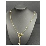 Pearl & 14K Gold Necklace