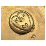Antique Victorian Locket - Monogrammed, W&H Co. Mark