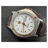 TAG Heuer Quartz Watch - White Dial Day/Date, 30M Water Resistant