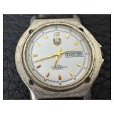 TAG Heuer Quartz Watch - White Dial Day/Date, 30M Water Resistant