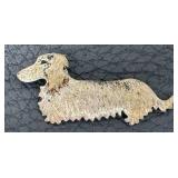 Donna Burdic Sterling Dachshund Brooch - 2 in