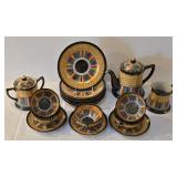 LR - Vintage Japanese Nippon Era Hand-Painted "1000 Faces" Dinner Plates, Cups and Saucers and More