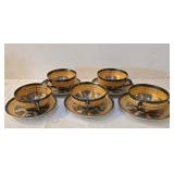 LR - Vintage Japanese Nippon Era Hand-Painted "1000 Faces" Dinner Plates, Cups and Saucers and More