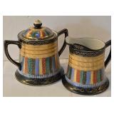 LR - Vintage Japanese Nippon Era Hand-Painted "1000 Faces" Dinner Plates, Cups and Saucers and More