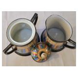 LR - Vintage Japanese Nippon Era Hand-Painted "1000 Faces" Dinner Plates, Cups and Saucers and More