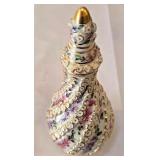 LR - Vintage Milli Saraylar SB1997 Decanter & Saucer - Sumerbank Turkish Porcelain