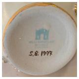 LR - Vintage Milli Saraylar SB1997 Decanter & Saucer - Sumerbank Turkish Porcelain