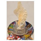 LR - Murano Millefiori Glass Perfume Bottle with Stopper