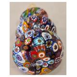 LR - Murano Millefiori Glass Perfume Bottle with Stopper