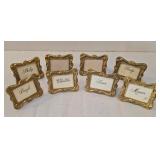 LR - Pier 1 Brass Napkin Rings & Beaded Accents with Votive Holders - Made in India