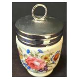 LR - Antique Floral Porcelain Dinnerware Lot - Austrian Platter, German Bowl, French Covered Casserole