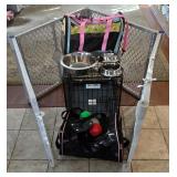 LR - Precision Pet Kennel & Play Yard Set with Carriers, Bowls & Toys
