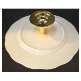 LR - Hammersley Lady Patricia Bone China Cake Plate + Cup & Saucer Sets, Sugar & Creamer - England