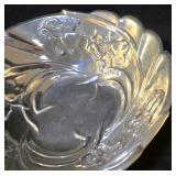 LR - Wilton Ice Bucket with Grapevine Pattern, 2 Candleholders - USA