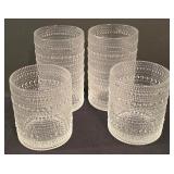 LR - Fortessa Jupiter Hobnail Beaded Glasses - Set of 4