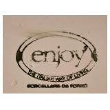 LR - Enjoy Vintage Ceramic Casserole With Carrier - Made in Italy