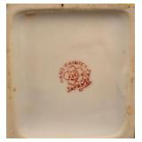 LR - Vintage Hand Painted Japanese Art Deco Sugar Bowl With Lid